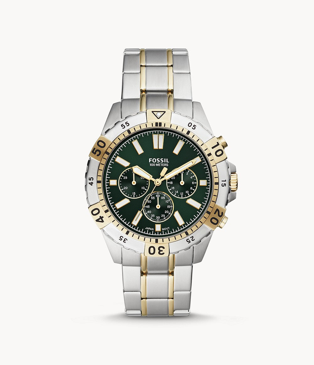 Fossil Garrett Men's Chronograph Two-Tone Stainless-Steel Watch - FS5622